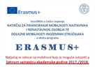 Erasmus+ natječaj - osoblje